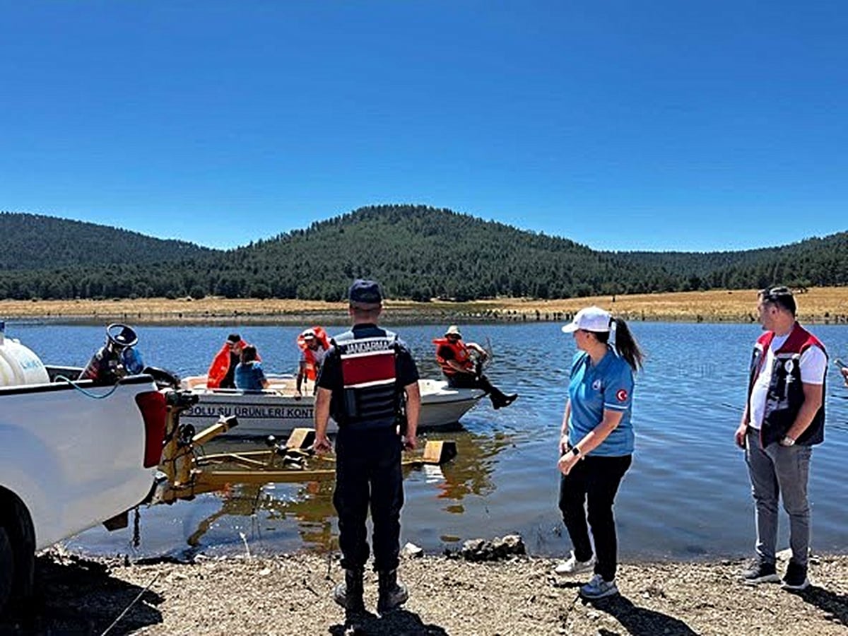Seben'de 500 Metre Kaçak Ağ İmha Edildi