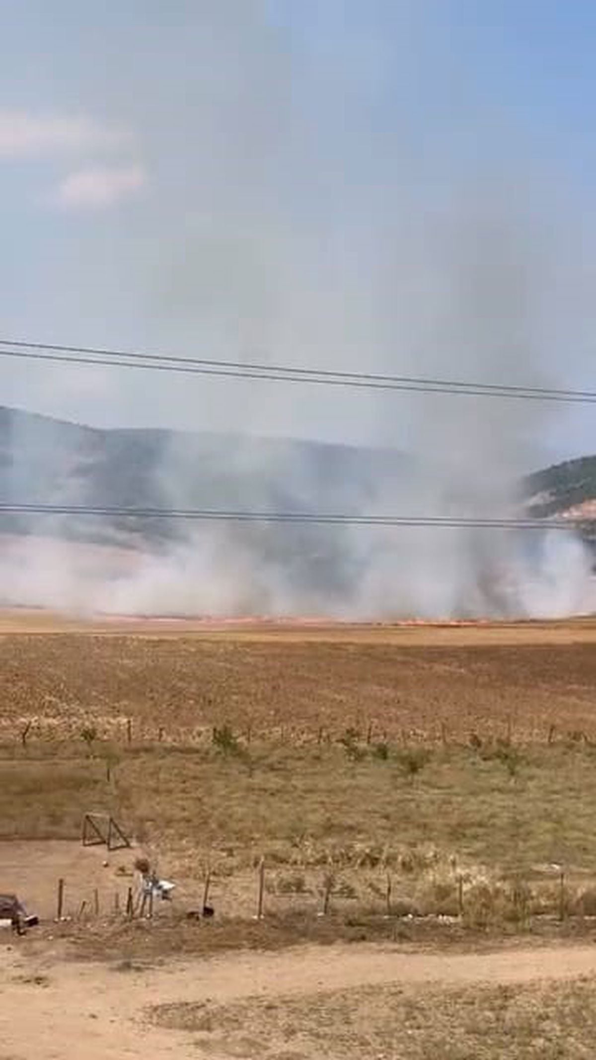 İnegöl'de Tarlayı Ateşe Veren 16 Yaşındaki Şüpheli Yakalandı